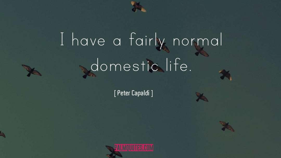 Domestic Life quotes by Peter Capaldi