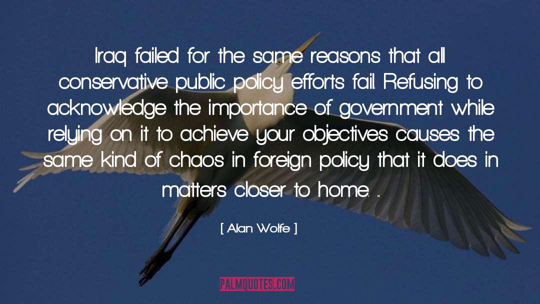 Domestic Policy quotes by Alan Wolfe