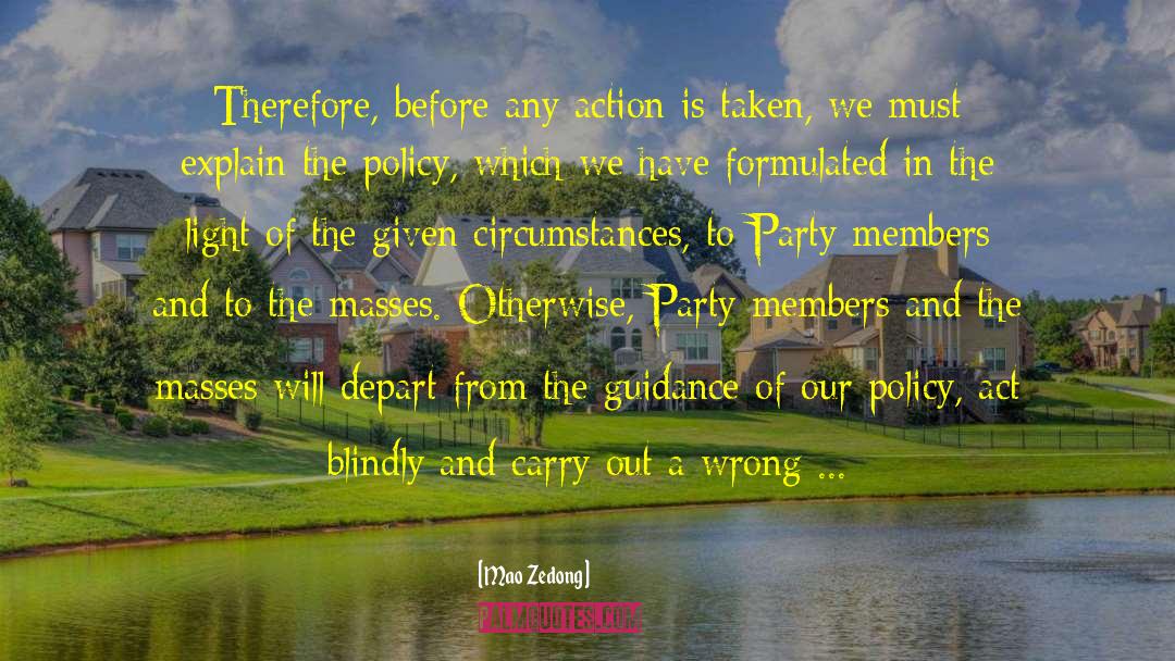 Domestic Policy quotes by Mao Zedong