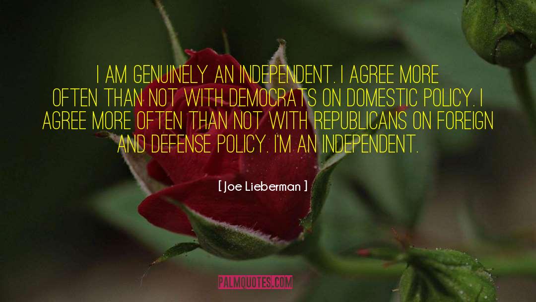 Domestic Policy quotes by Joe Lieberman