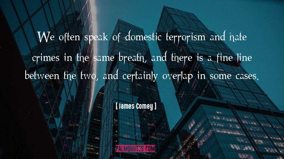 Domestic Terrorism quotes by James Comey