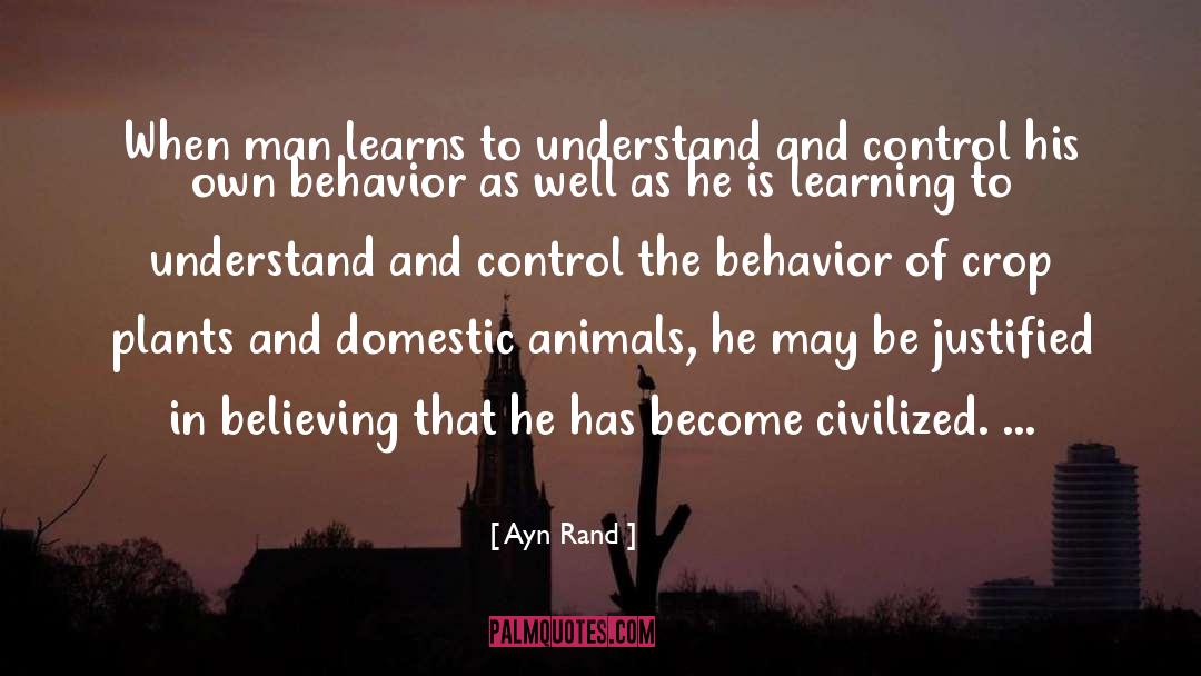 Domestic Tranquility quotes by Ayn Rand