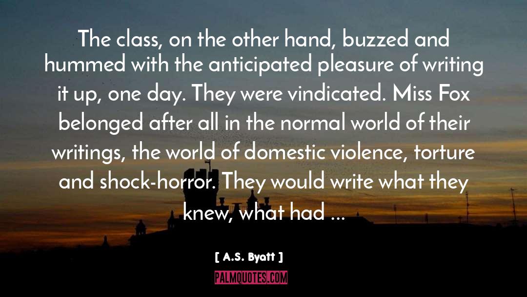 Domestic Violence quotes by A.S. Byatt