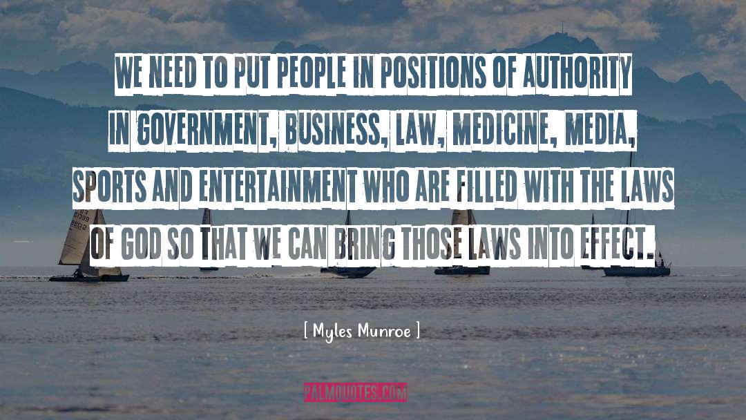 Dominance In Sports quotes by Myles Munroe