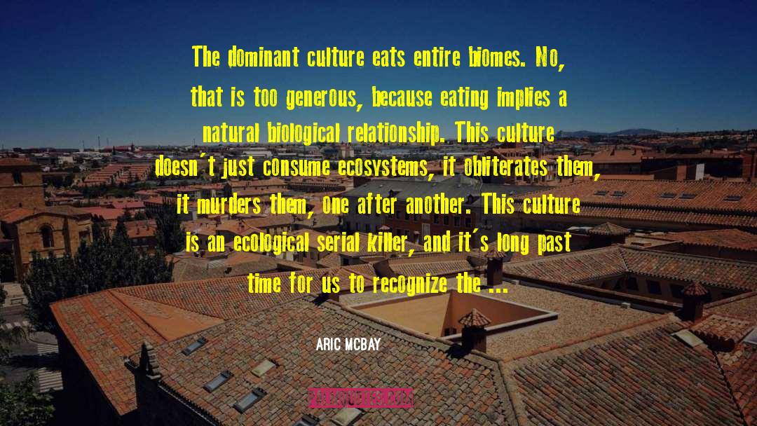 Dominant Culture quotes by Aric McBay