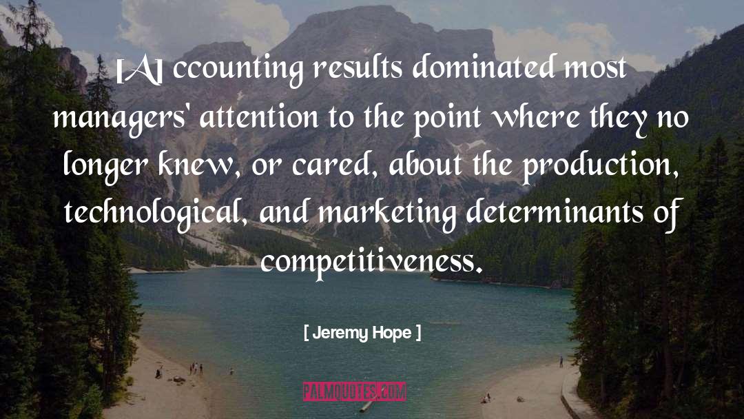 Dominated quotes by Jeremy Hope