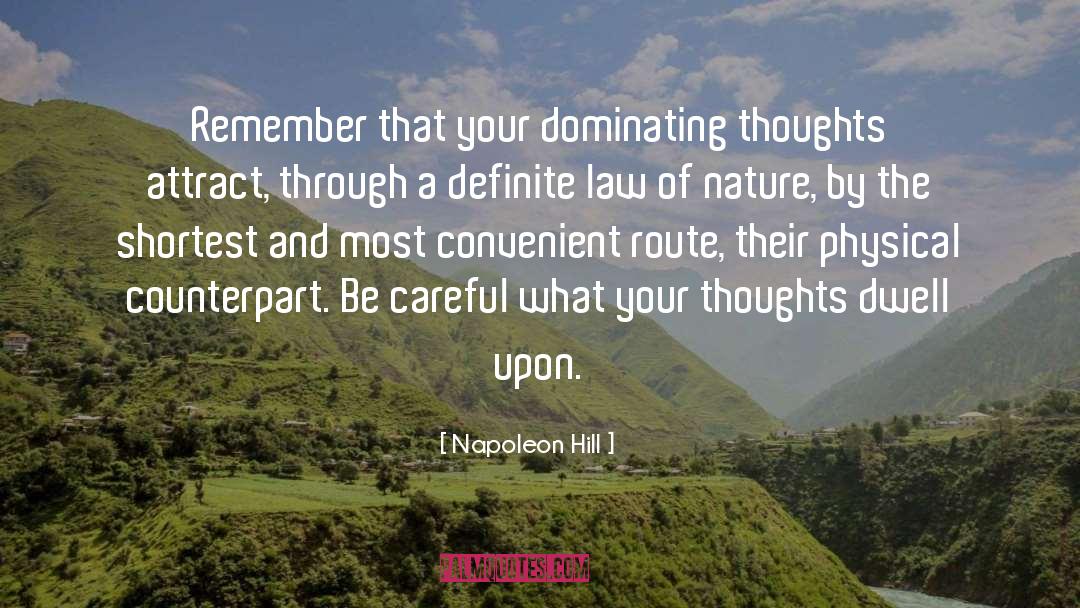 Dominating quotes by Napoleon Hill