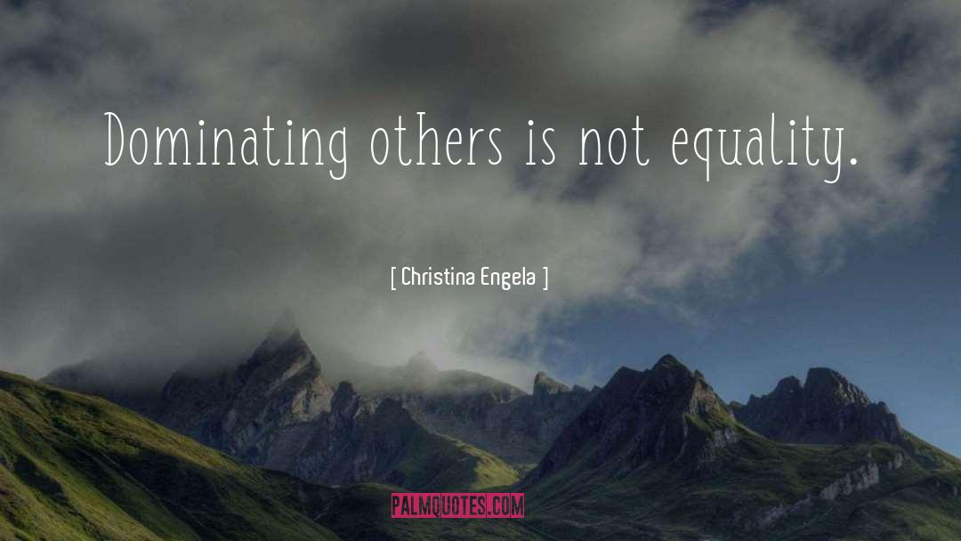 Dominating quotes by Christina Engela