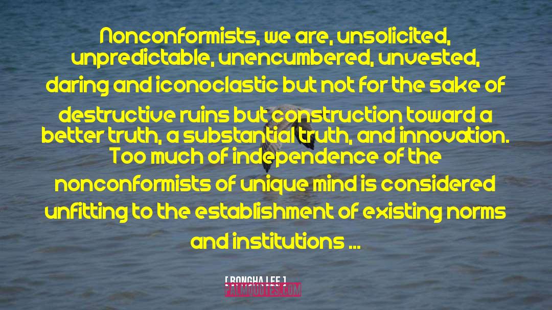 Domination Individualism quotes by Bongha Lee