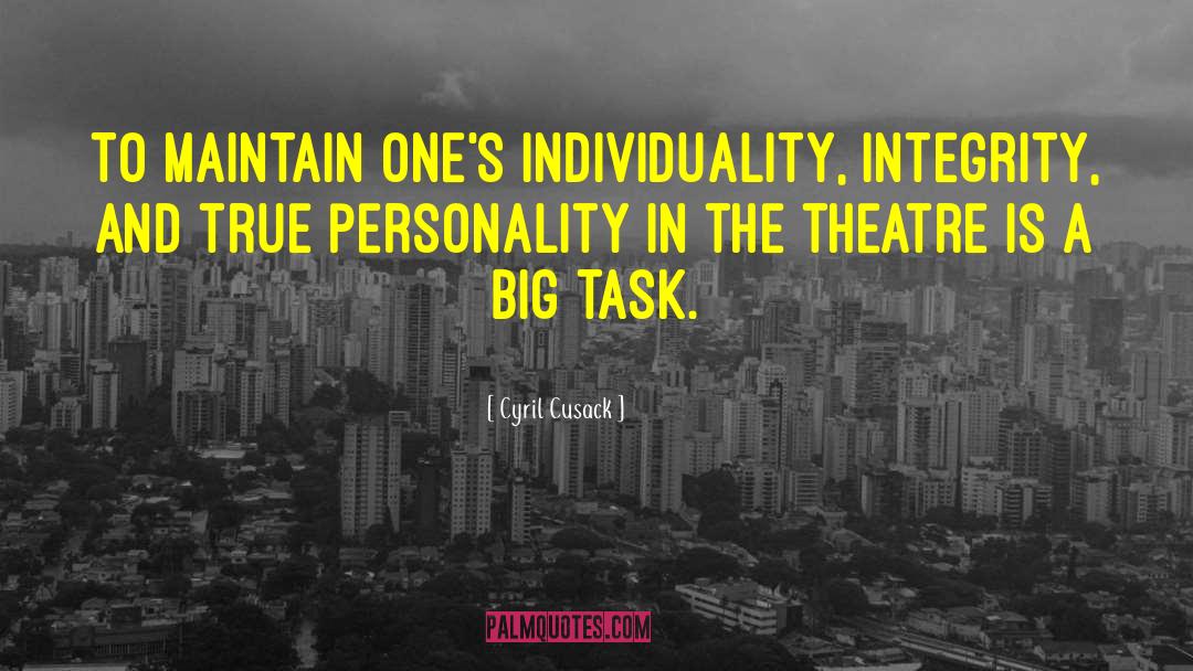 Domination Individualism quotes by Cyril Cusack