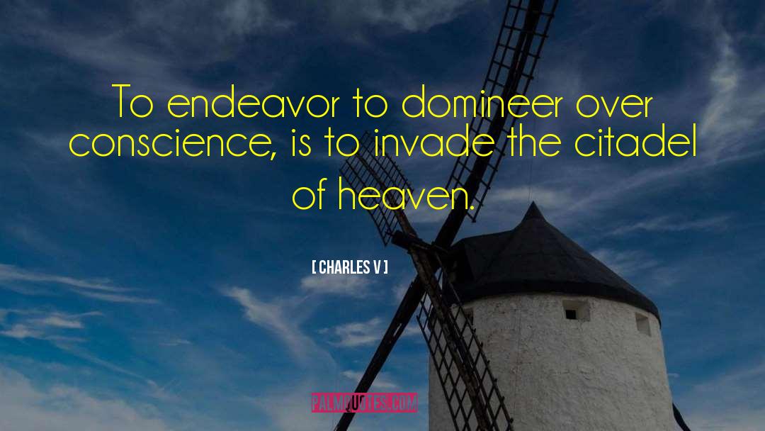 Domineer quotes by Charles V