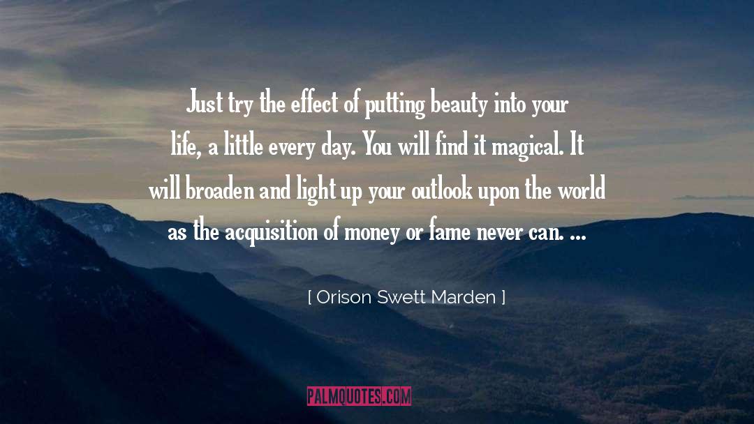 Domino Effect quotes by Orison Swett Marden
