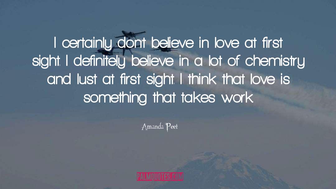 Don 27t Believe In Love quotes by Amanda Peet