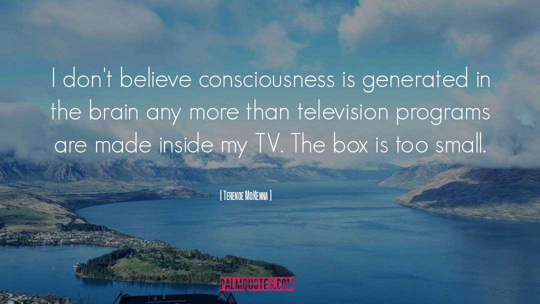 Don 27t Believe quotes by Terence McKenna