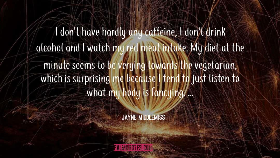 Don 27t Drink Alcohol quotes by Jayne Middlemiss