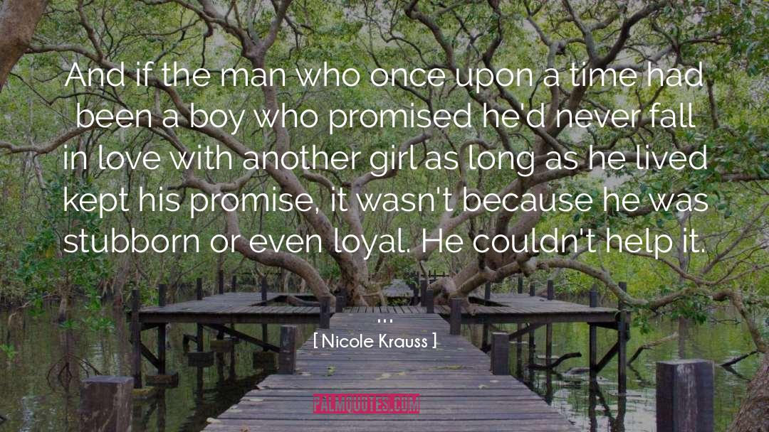 Don 27t Fall In Love quotes by Nicole Krauss