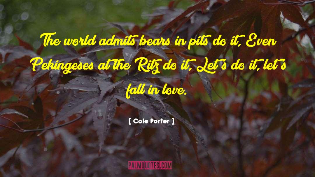 Don 27t Fall In Love quotes by Cole Porter