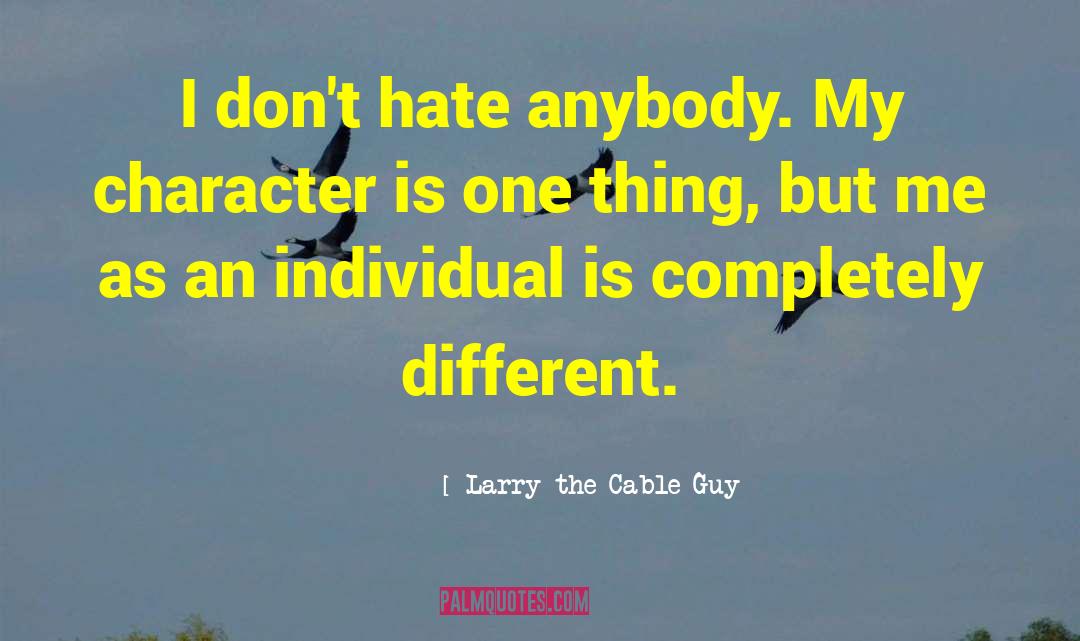 Don 27t Hate quotes by Larry The Cable Guy