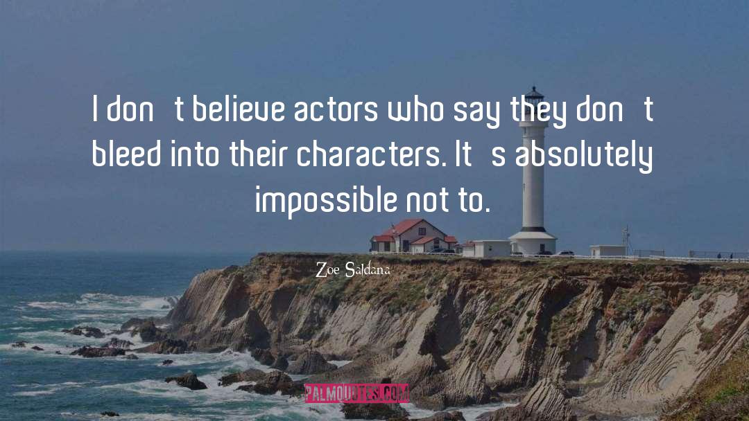 Don 27t Judge Me quotes by Zoe Saldana