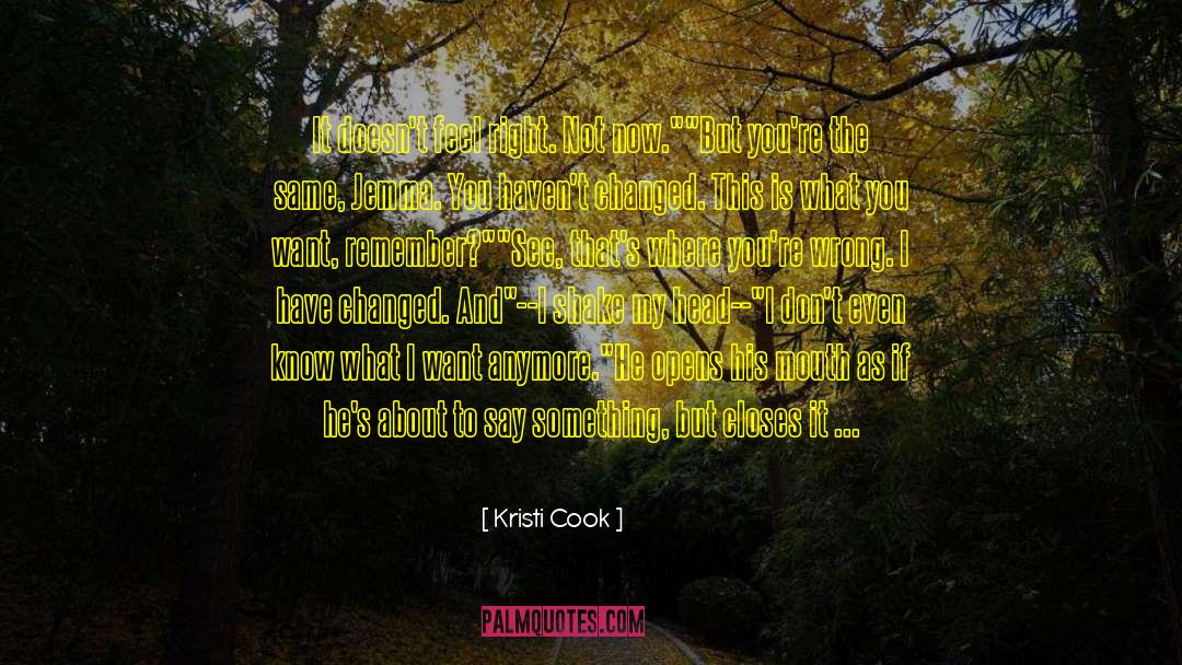 Don 27t Lie To Me quotes by Kristi Cook