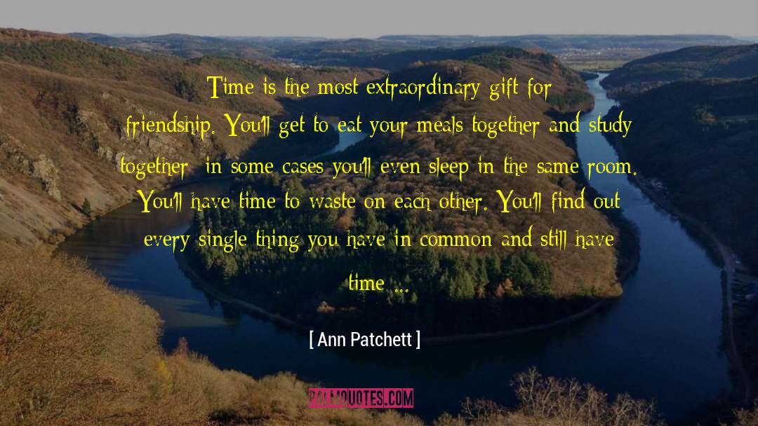 Don 27t Waste Your Time quotes by Ann Patchett