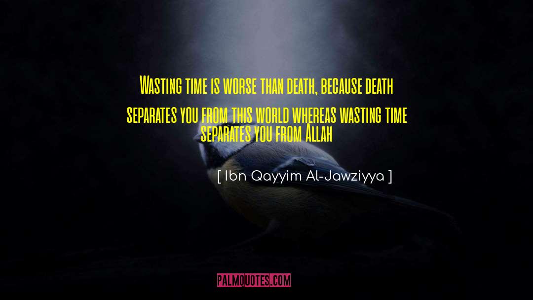 Don 27t Waste Your Time quotes by Ibn Qayyim Al-Jawziyya