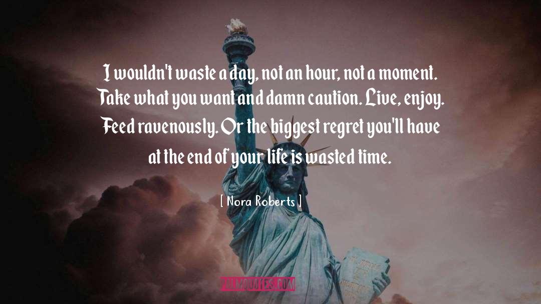 Don 27t Waste Your Time quotes by Nora Roberts