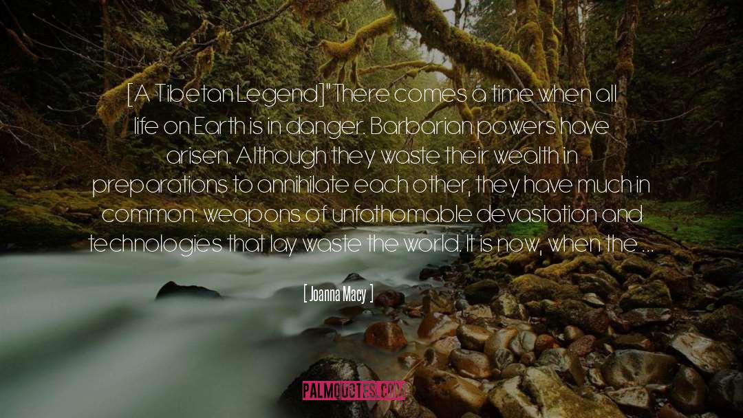 Don Go There quotes by Joanna Macy