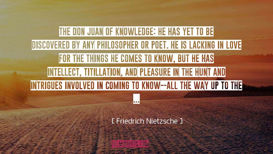 Don Juan quotes by Friedrich Nietzsche