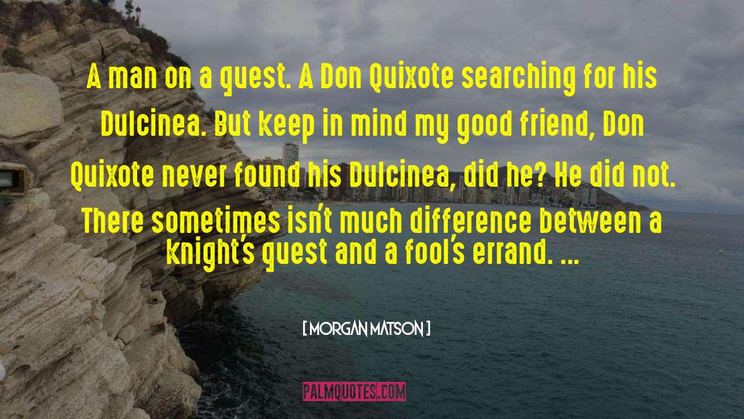 Don Quixote quotes by Morgan Matson