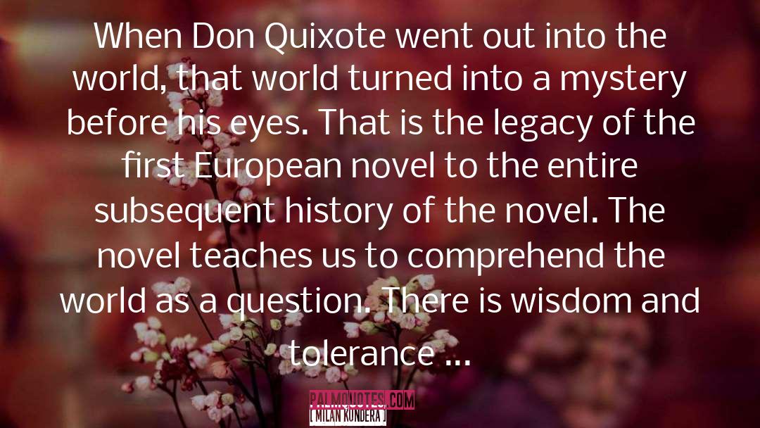 Don Quixote quotes by Milan Kundera