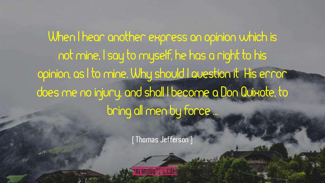 Don Quixote quotes by Thomas Jefferson