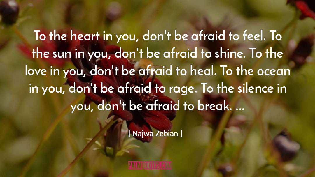 Don T Be Afraid To Love quotes by Najwa Zebian