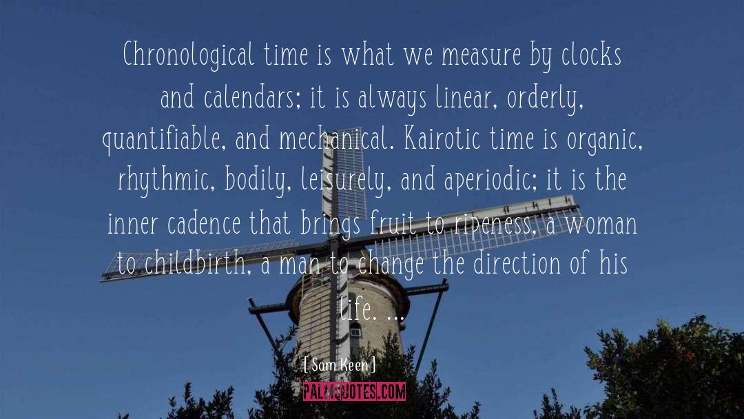 Don T Measure Life By Time quotes by Sam Keen