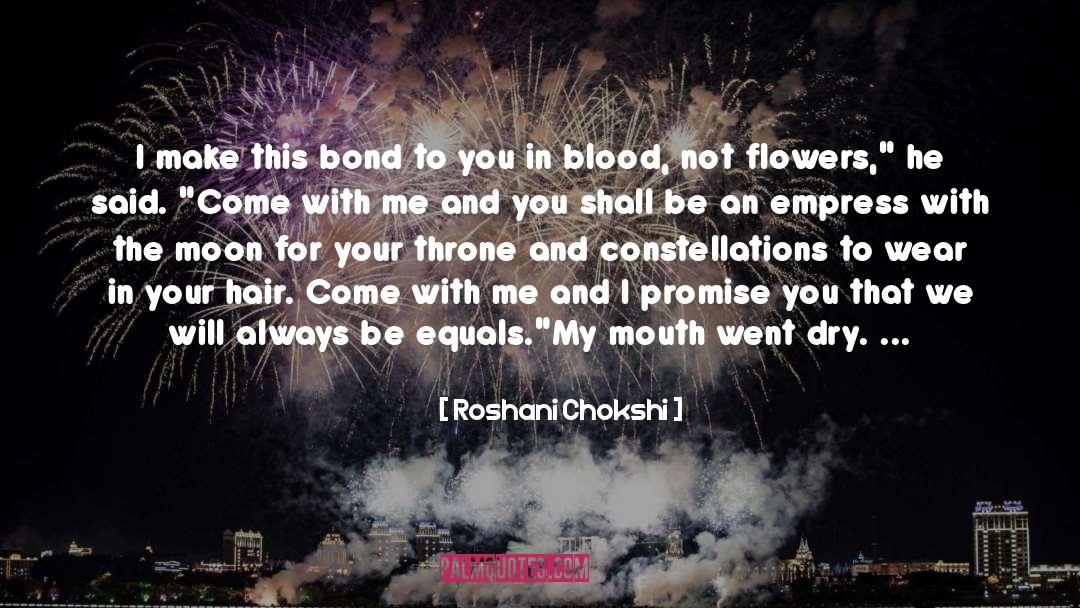 Don T Promise Me Anything quotes by Roshani Chokshi