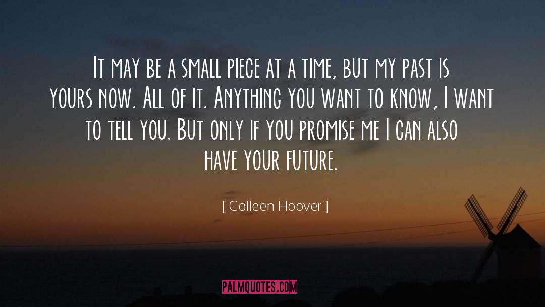 Don T Promise Me Anything quotes by Colleen Hoover