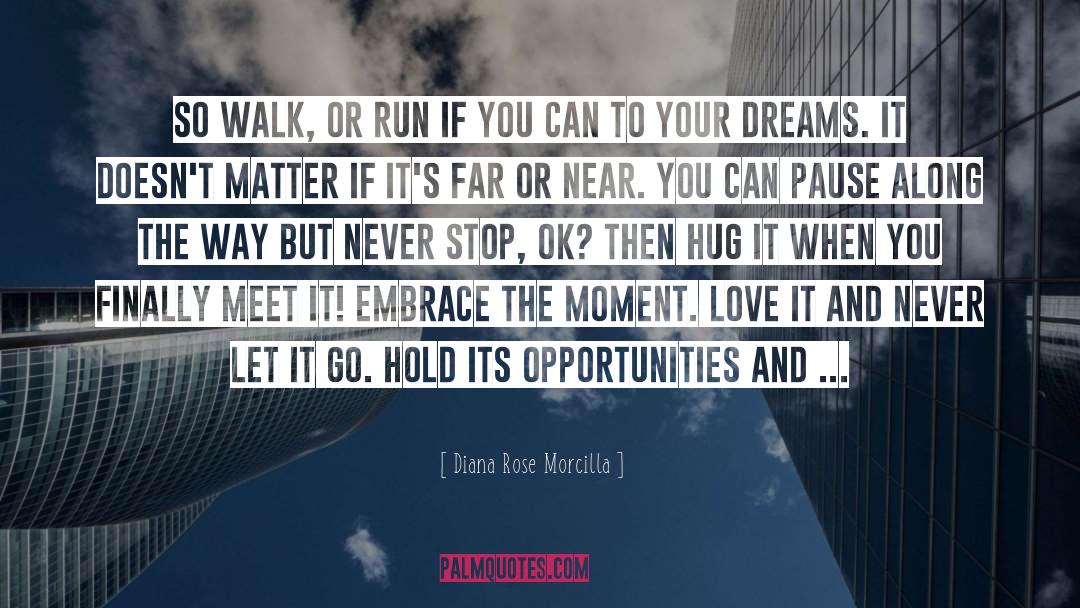 Don T Stop Dreaming quotes by Diana Rose Morcilla