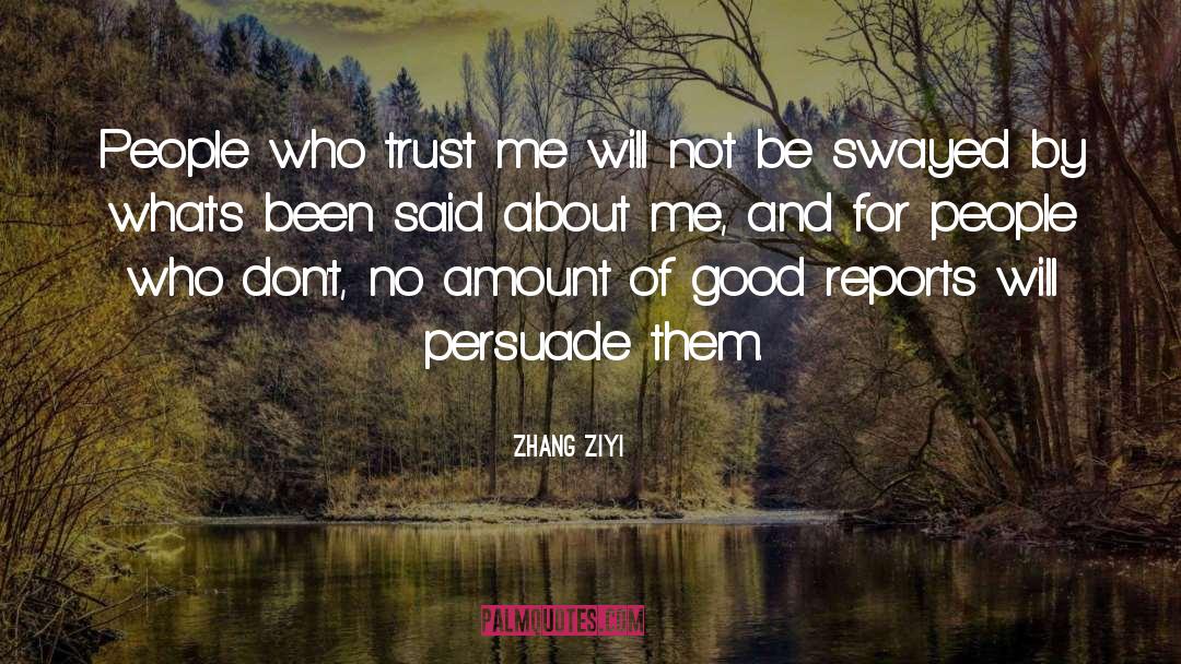 Don T Trust Them quotes by Zhang Ziyi