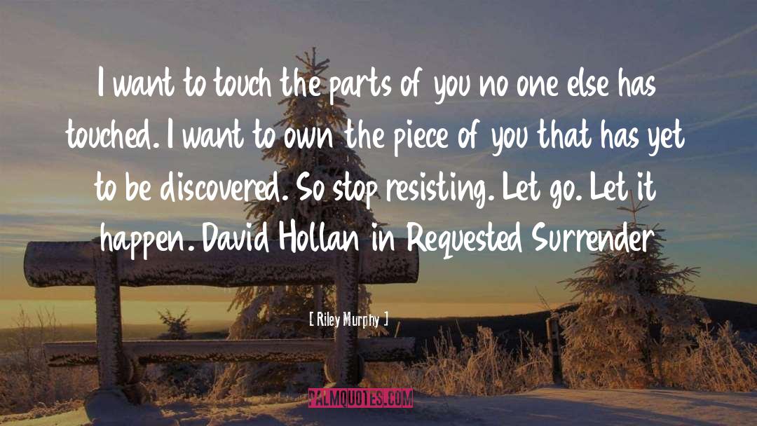 Don T Want To Let Go quotes by Riley Murphy