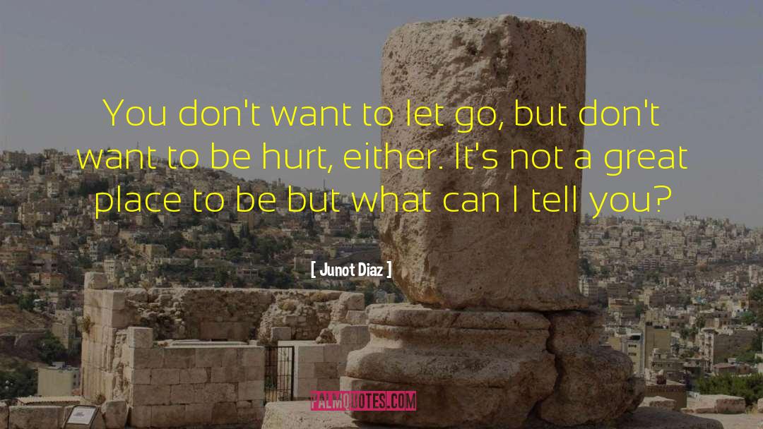 Don T Want To Let Go quotes by Junot Diaz