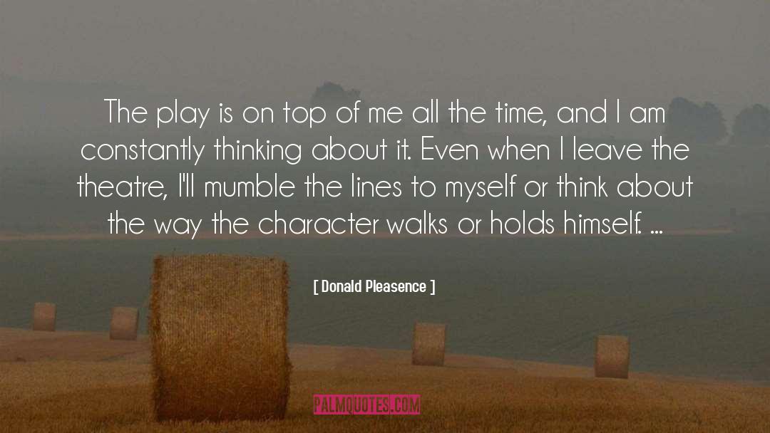 Donald quotes by Donald Pleasence