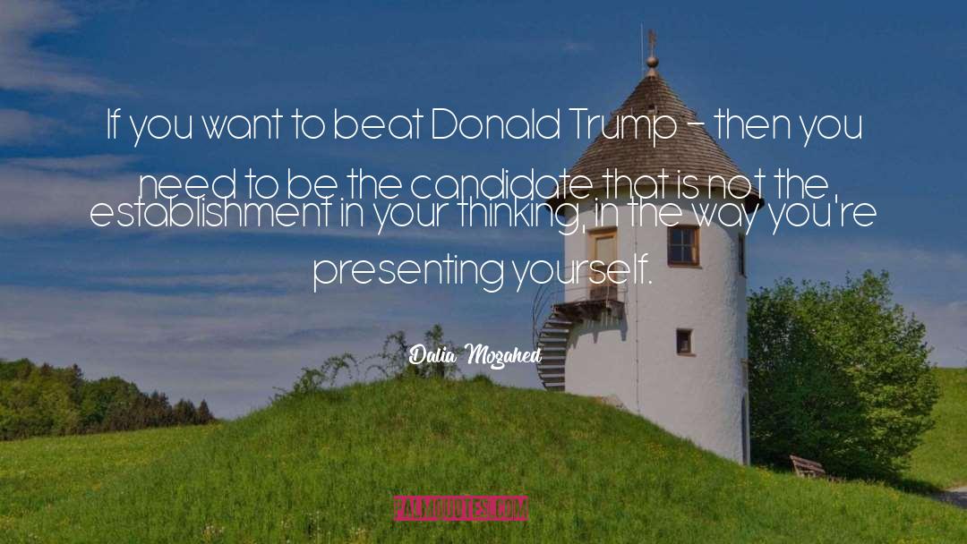 Donald Trump Border Wall quotes by Dalia Mogahed