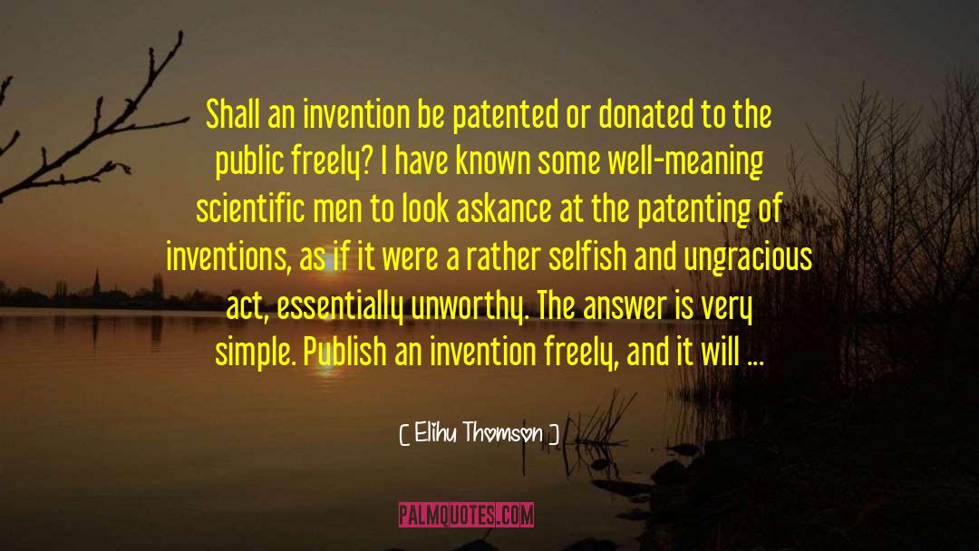 Donated quotes by Elihu Thomson
