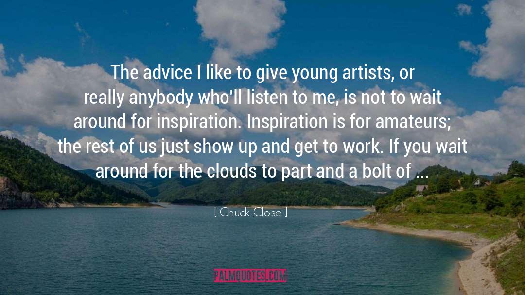 Donatello The Artist quotes by Chuck Close
