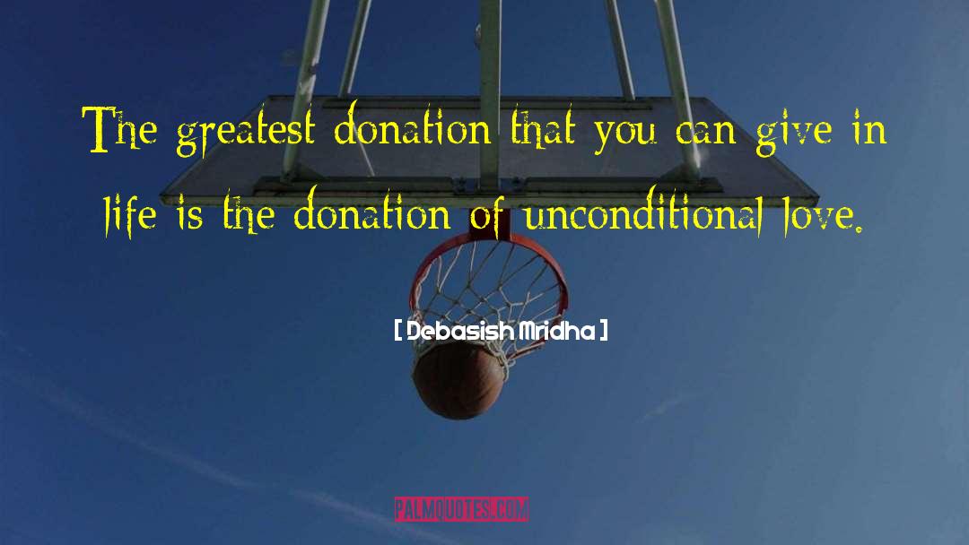 Donation quotes by Debasish Mridha