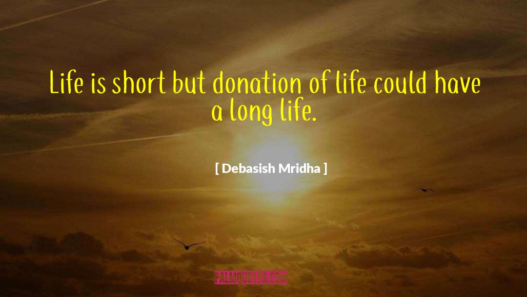 Donation quotes by Debasish Mridha