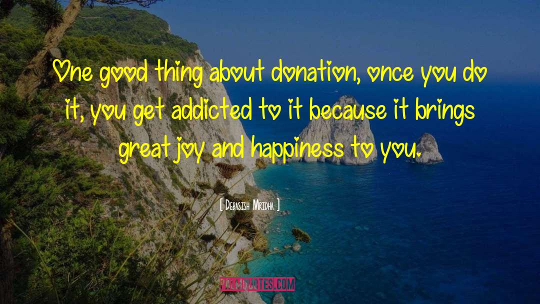 Donation quotes by Debasish Mridha