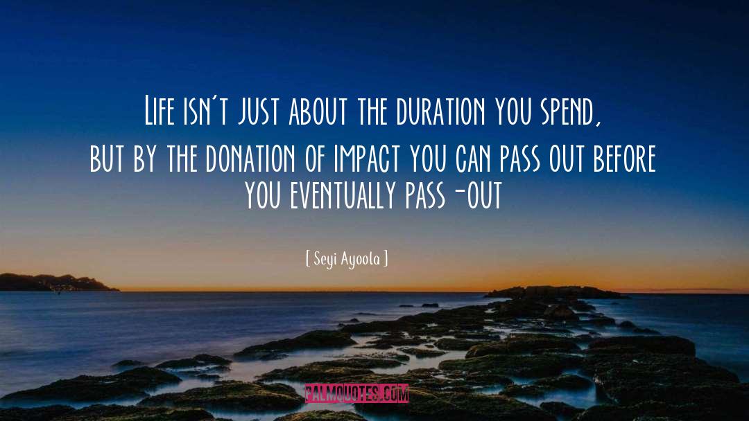 Donation quotes by Seyi Ayoola