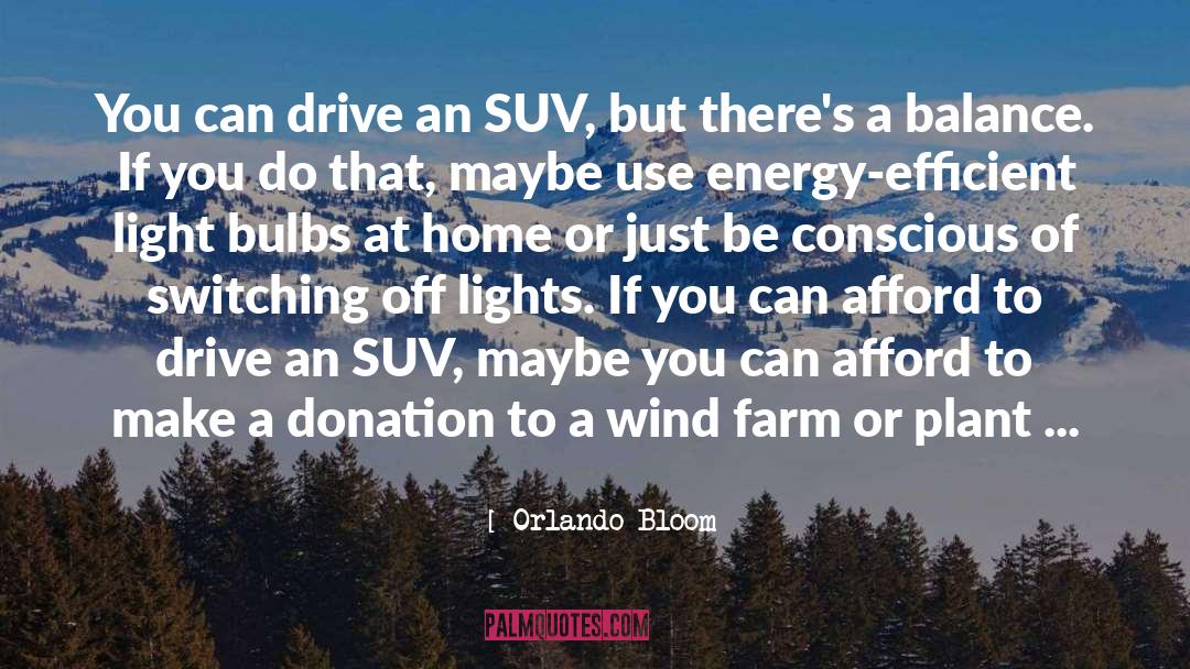 Donation quotes by Orlando Bloom