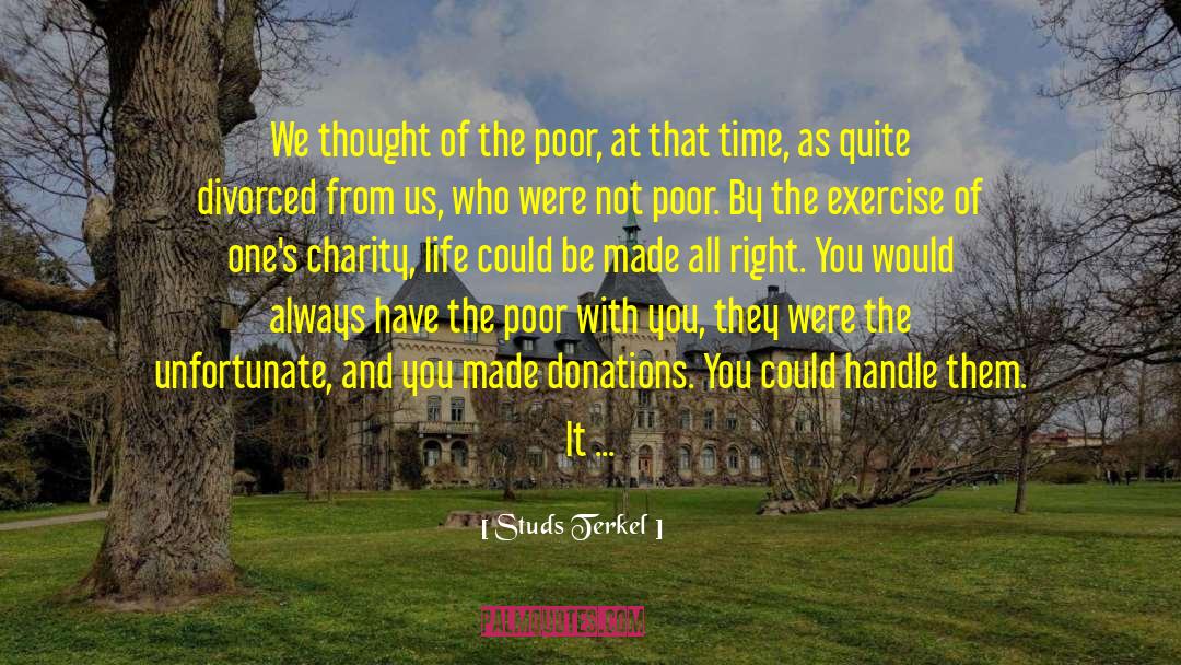 Donations quotes by Studs Terkel
